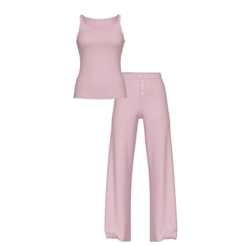 Pointelle Modal Cami & Wide  Leg Pants Pajama Set by Victoria's Secret